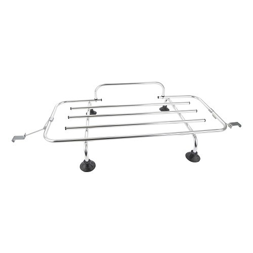     
                
                
    Porte-bagage Véronique en Inox à 3 barres et à ventouses - UC30920
