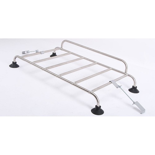 Portapacchi Veronique in inox con 6 barre e ventose - UC30950