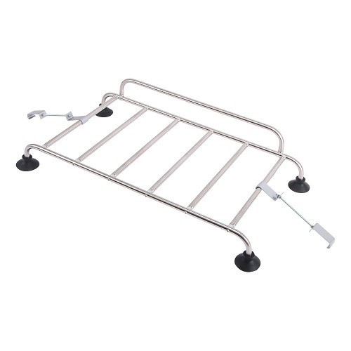  Veronique stainless steel luggage rack with 6 bars and suction cups - UC30950 