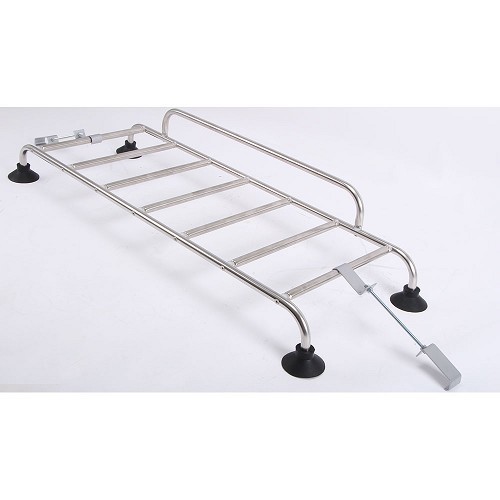 Portapacchi Veronique in inox con 7 barre e ventose - UC30960