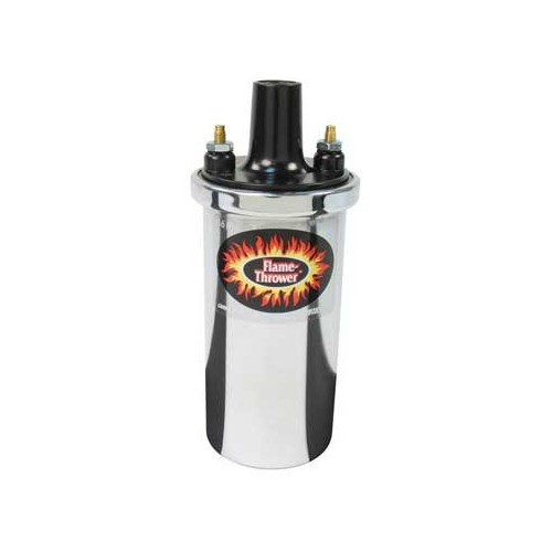     
                
                
    Bobine d'allumage PERTRONIX FLAME THROWER 2 45000 Volts - 0,6 Ohms - 12V - chromée - UC32102
