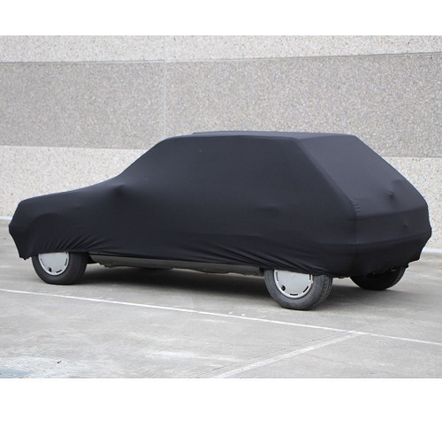  Housse de protection intérieure sur mesure noire pour Peugeot 205. - UC34050-2 