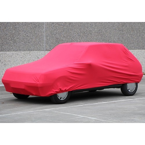  Maßgeschneiderte Innenschutzhülle in Rot für Peugeot 205. - UC34055 