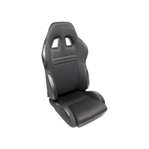  Schalensitz aus schwarzem Stoff - linke Seite - UC35012 