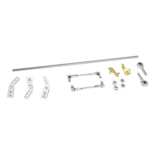     
                
                
    Tringlerie de commande pour Weber DCOE en 4 cylindres - UC40204
