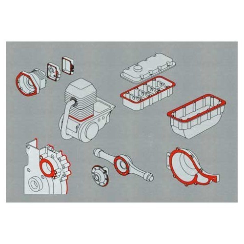  ELRING gasket kit - UC45510-4 