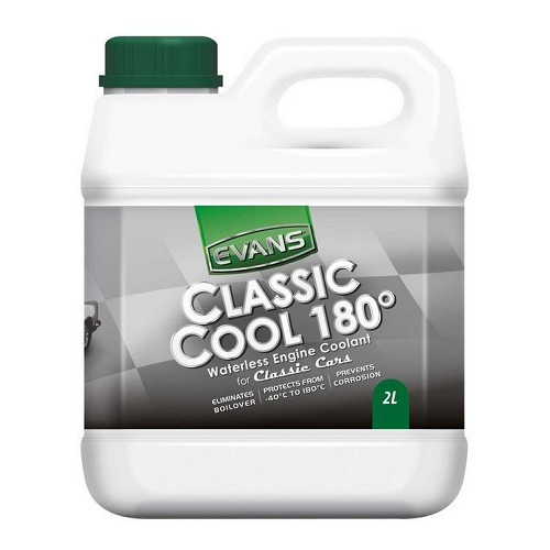  Líquido refrigerante EVANS sin agua Classic cool especial VH, 2 litros - UC50010 