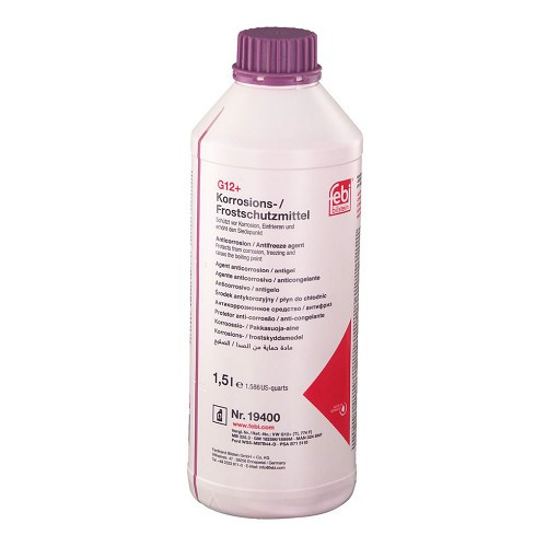  Liquide de refroidissement concentré FEBI G12+ - rose violâtre - 1,5 Litres - UC51000 