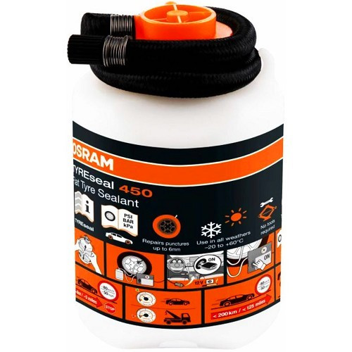  Refill for OSRAM TYREseal 450 tire puncture repair kit - bottle - 450ml - UC60677 