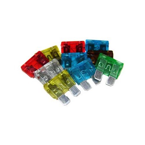  Assortment of 10 fuses with different amperage - UC60800 