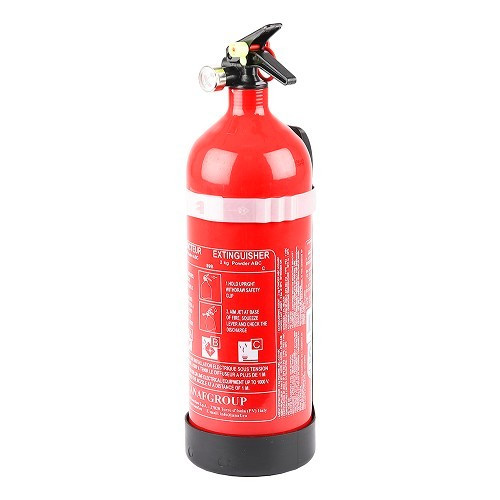  2 kg pressurised fire extinguisher with pressure gauge - UC60907 