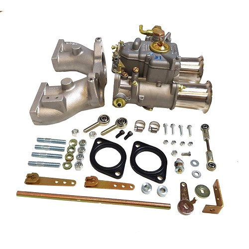     
                
                
    Kit Carburateur Weber 45 DCOE pour MG Midget 1500 - UC61070
