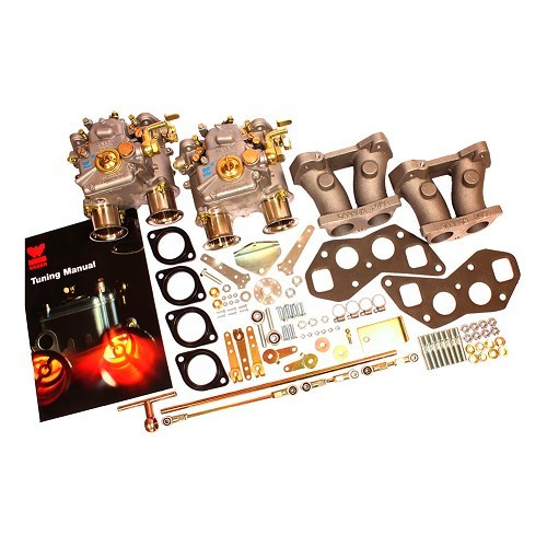     
                
                
    Weber 40 DCOE fuel kit x 2 for TriumphTR3/TR4 - UC61240
