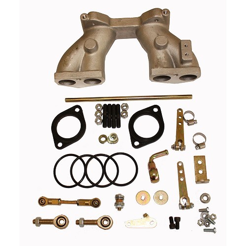     
                
                
    One-piece Weber DCOE intake pipe for Triumph - UC63059
