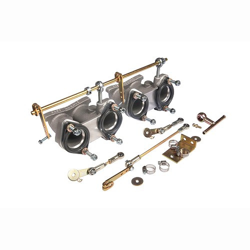     
                
                
    Pipe d'admission pour Weber DCOE pour Triumph TR3 et TR4 - UC63060
