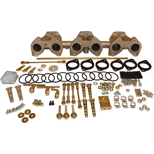     
                
                
    Inlet pipe for Weber DCOE for Triumph TR6 and TR250 - UC63061
