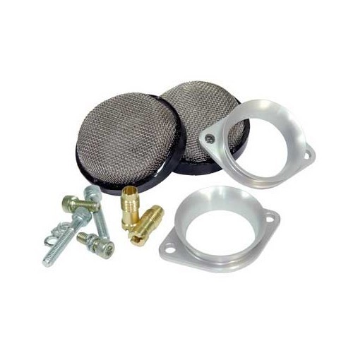  Low profile air horn and mesh filter for carburettors 45 DCOE and 44/48 IDF - UC70015 