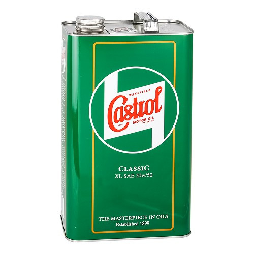     
                
                
    Engine Oil CASTROL Classic XL SAE 20W50 - mineral - 5 Liters - UD10045
