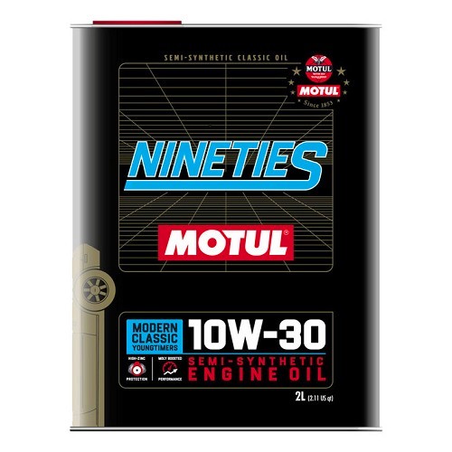  MOTUL Classic Nineties 10W30 API SF óleo de motor - semi-sintético - 2 litros - UD10132 