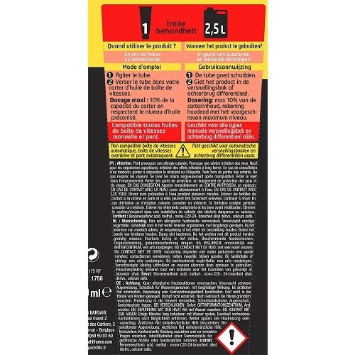  BARDAHL Leckstopp für Handschaltgetriebe und Achsen - Tube - 150ml - UD10210-1 