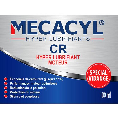 Hyper-lubrifiant MECACYL CR spécial vidange pour tous moteurs - 100ml - UD10222-3 