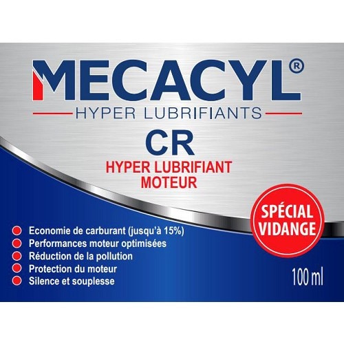  MECACYL CR hiper-lubrificante para mudanças de óleo para todos os motores - 100ml - UD10222-3 