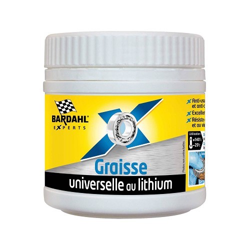  Graisse universelle tous usages au lithium BARDHAL - pot - 500g  - UD10266 