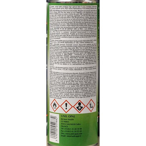 Nettoyant carburateur UNIL OPAL Carbu Cleaner Ultra - bombe - 500ml - UD10270