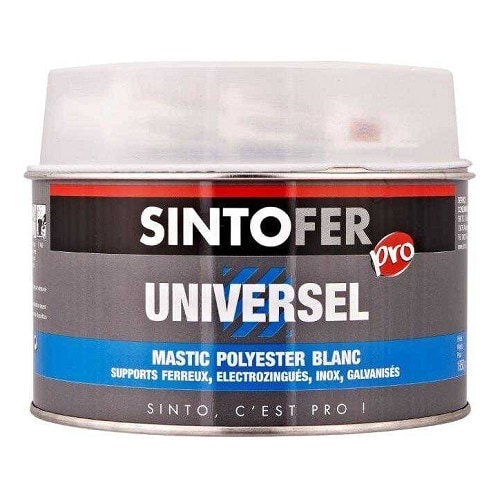 Universal white polyester mastic, 1 l - UD10400 sinto 