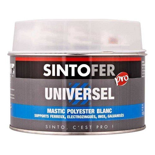  Mastic polyester SINTOFER pro universel - pot - 1 litre - UD10400 