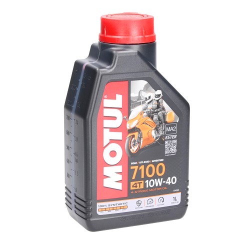     
                
                
    Huile moteur pour moto MOTUL 7100 4T 10W40 - synthétique - 1 Litre - UD10618
