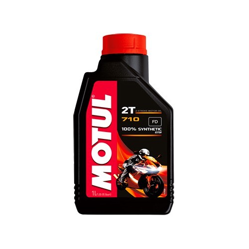     
                
                
    MOTUL 710 2T motorbike oil pre-mix - synthetic - 1 Liter - UD10636
