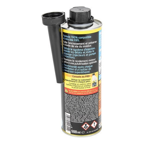  Limpiador de inyectores BARDAHL E85 Superetanol - botella - 500ml - UD20211-1 