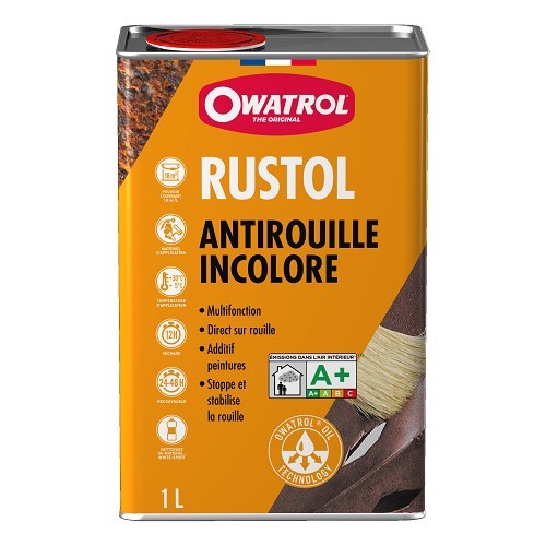  Antirouille incolore multifonction Rustol OWATROL - 1 Litre - UD23008 