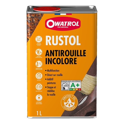     
                
                
    Rustol OWATROL farbloser Multifunktions-Rostschutz - 1 Liter - UD23008

