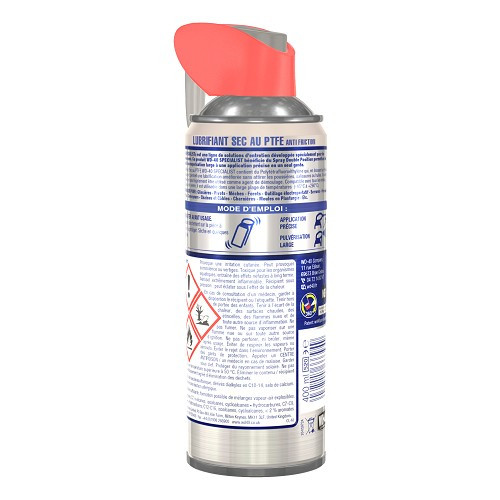 WD-40 SPECIALIST PTFE dry lubricant spray - can - 400ml - UD28030