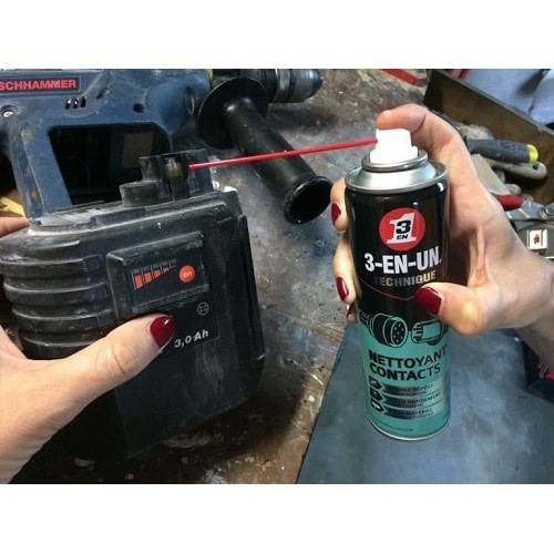  3-EN-UN TECHNIQUE limpador de contactos - lata de spray - 250ml - UD28091-2 