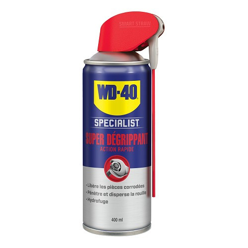     
                
                
    Spray super dégrippant action rapide WD-40 SPECIALIST - bombe - 400ml  - UD28097
