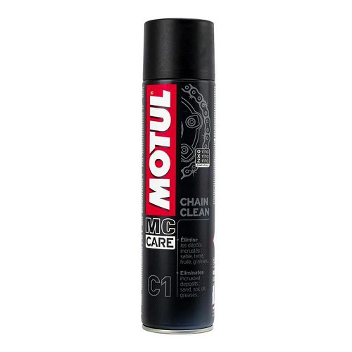     
                
                
    Motul C1 chain clean motorbike chain cleaner - 400ml aerosol - UD29000
