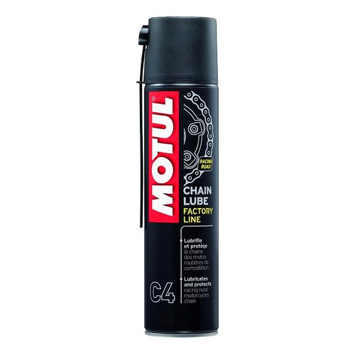     
                
                
    Motul C2 chain lube factory line Motorbike chain lubricant-400ml aerosol - UD29004
