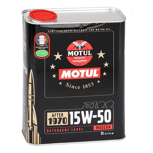  MOTUL Classic 2100 15W50 motorolie - half-synthetisch - 2 liter - UD30000 