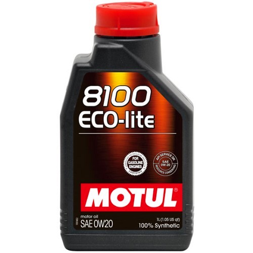     
                
                
    MOTUL 8100 ECO-lite motor oil 0W20 - synthetic - 1 Liter - UD30001
