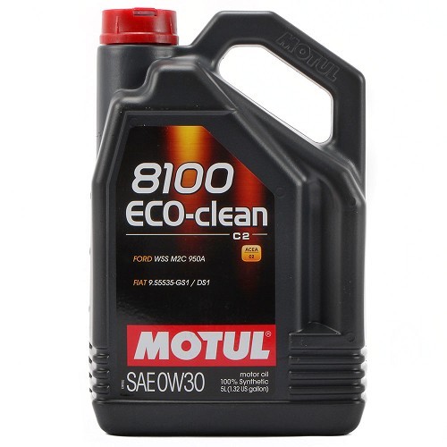     
                
                
    Motor oil MOTUL 8100 ECO-clean 0W30 - synthetic - 5 Liters - UD30004
