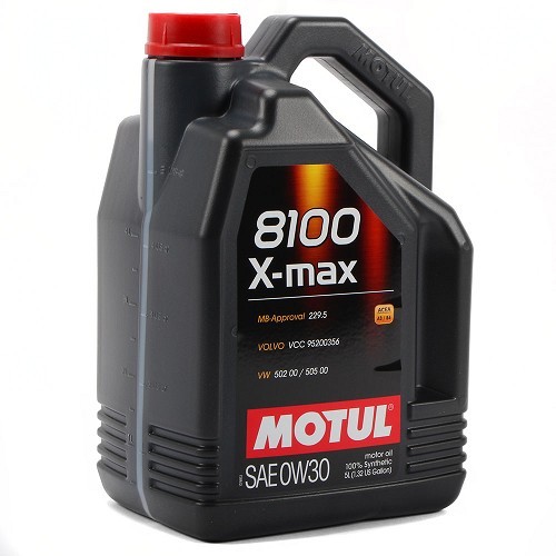 MOTUL 8100 X-max motor oil 0W30 - synthetic - 5 liters - UD30006