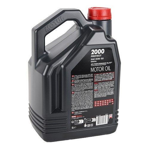 MOTUL 2000 PROTECT 20W50 engine oil - mineral - 5 Liters - UD30008