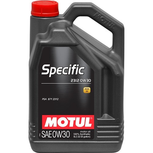     
                
                
    MOTUL Specific 2312 0W30 engine oil - synthetic - 5 Liters - UD30014
