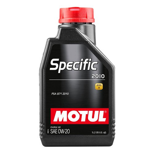     
                
                
    MOTUL Specific PSA B71 2010 0W20 ACEA C5 engine oil - 100% synthetic - 1 Litre - UD30018
