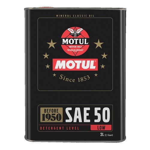  MOTUL Classic SAE 50 motorolie - mineraal - 2 liter - UD30040 