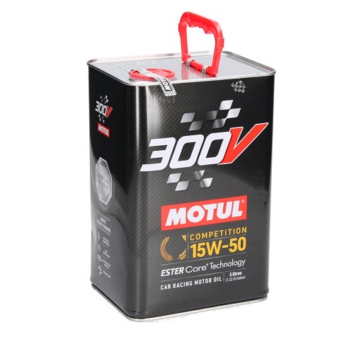  Huile moteur MOTUL 300V Compétition 15W50 - 100% synthèse - 5 Litres  - UD30188 