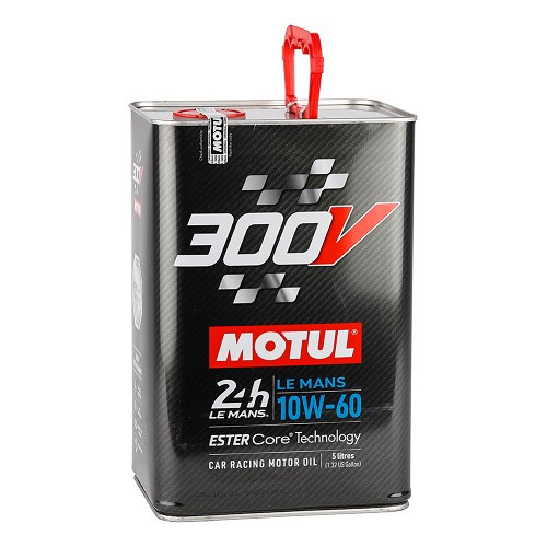     
                
                
    Engine oil MOTUL 300V competition Le Mans 10w60 - synthetic - 5 Liters - UD30193
